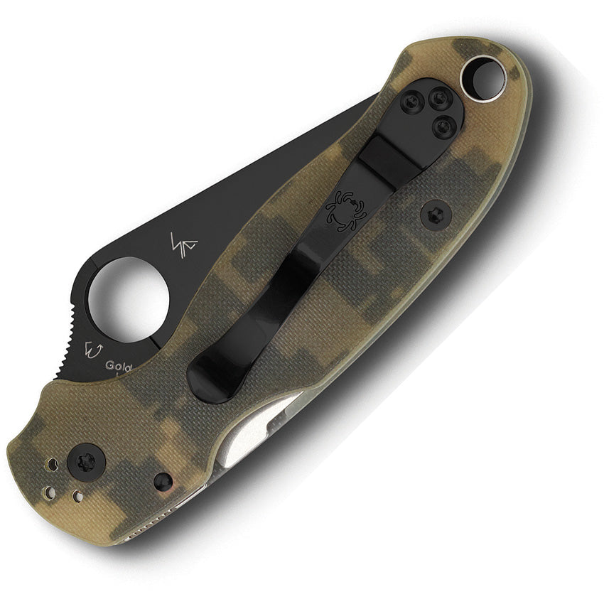 Spyderco Para 3 Black Blade Camo