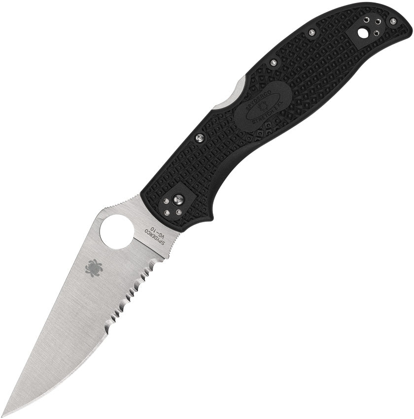 Spyderco Stretch 2 XL Lockback Partially Serrated