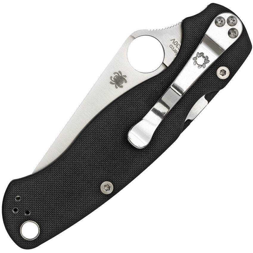 Spyderco Para-Military 2 Black G10 Left