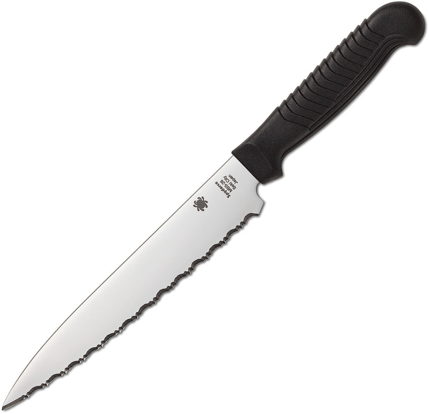 Spyderco Utility Knife Black Serrated
