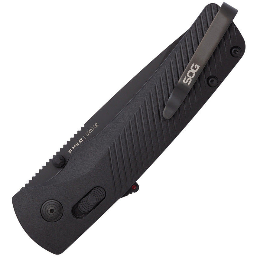 SOG Flash MK3 AT-XR Lock Assisted Opening Black Serrated