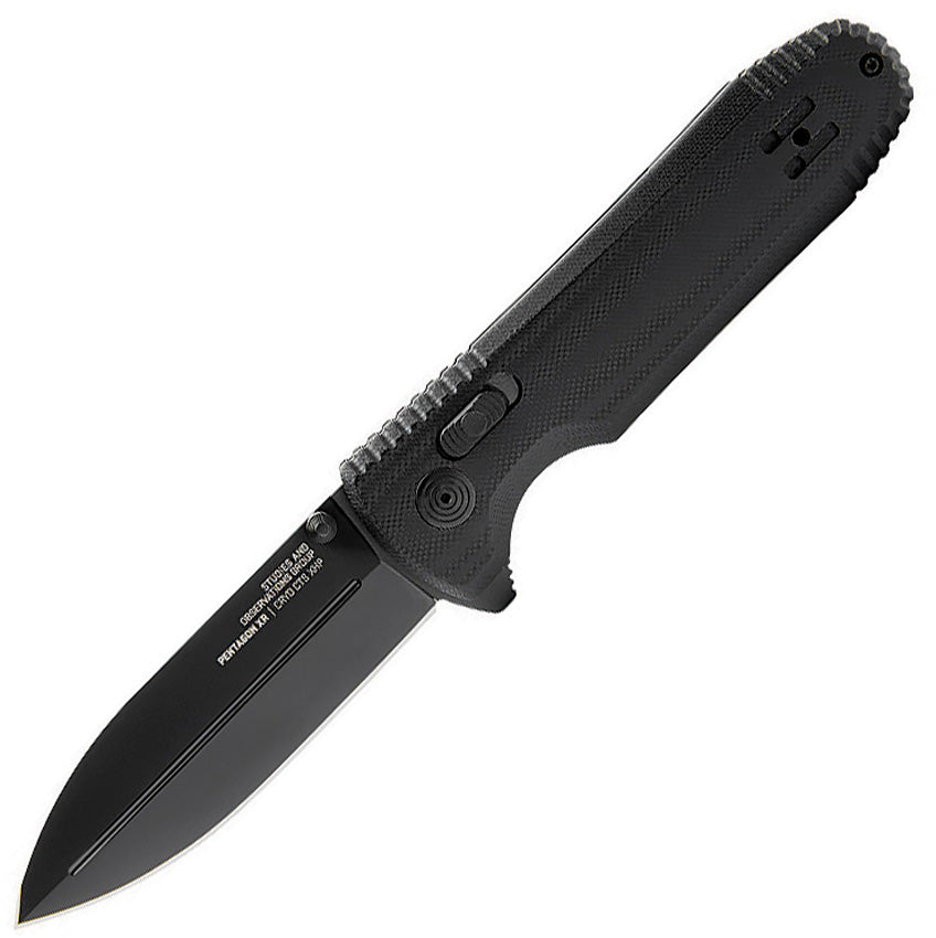 SOG Pentagon XR Lock Blackout with Boxed Hanging Tab