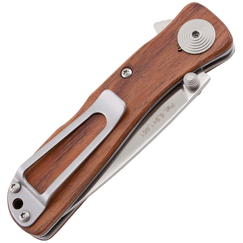 SOG Twitch II Lockback Assisted Opening Satin Finish Rosewood