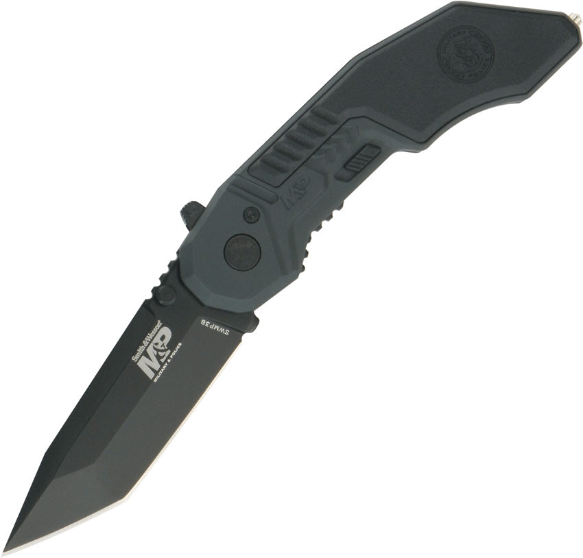 Smith & Wesson MAGIC Assisted Opening Folder Black Teflon Coated Tanto