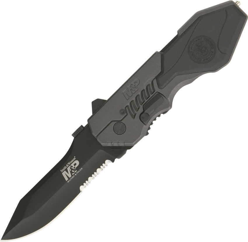 Smith & Wesson M&P Large Linerlock Assisted Opening Serrated