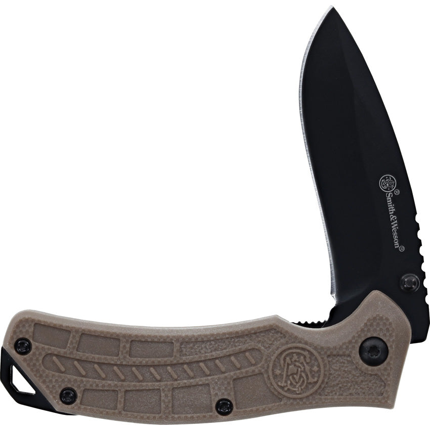 Smith & Wesson HRT Linerlock Assisted Opening Brown