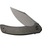 We Knife Snick Framelock Green Micarta