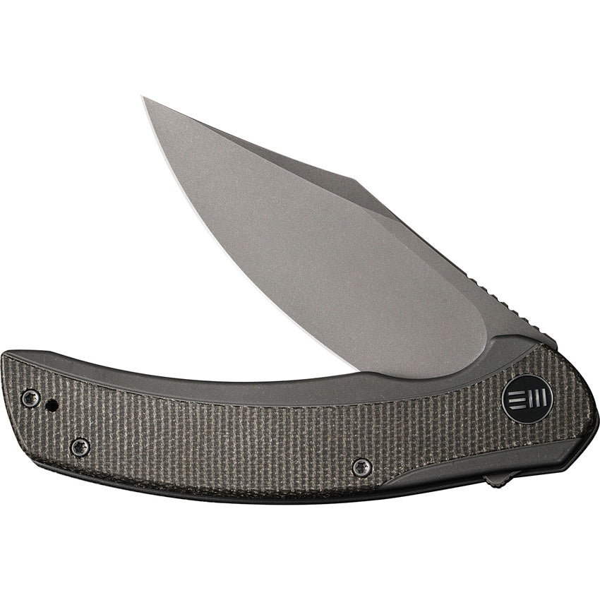 We Knife Snick Framelock Green Micarta