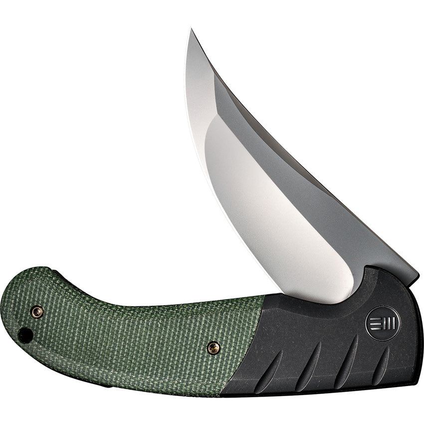 We Knife Curvaceous Framelock Green