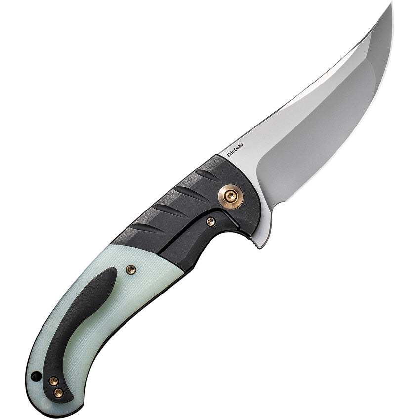 We Knife Curvaceous Framelock Jade