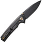 We Knife Subjugator Framelock Black Stonewash